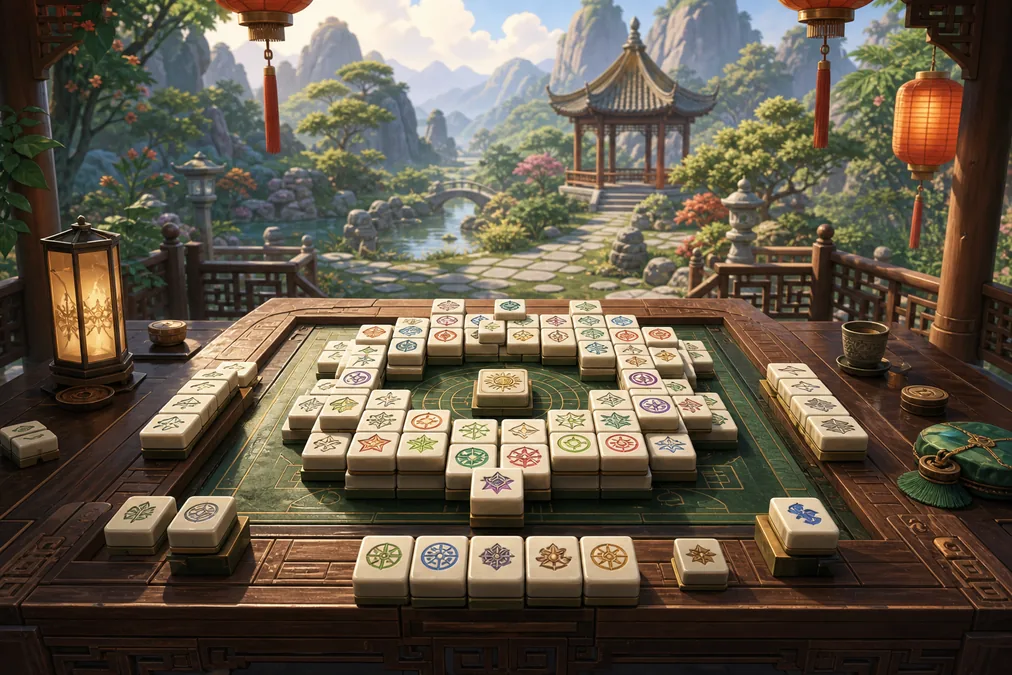 Mahjong Adventure Puzzle: A Board That Suggests a Journey