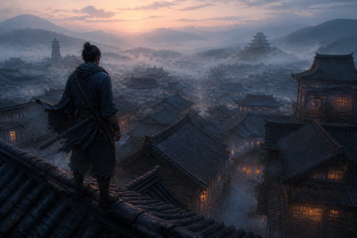 Samuroof: Reading a Quiet Route Across the Rooftops