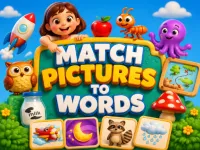 Match Picture To Words 3D image