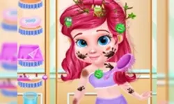 Messy Little Mermaid Makeover - Makeup amp; Dressup image